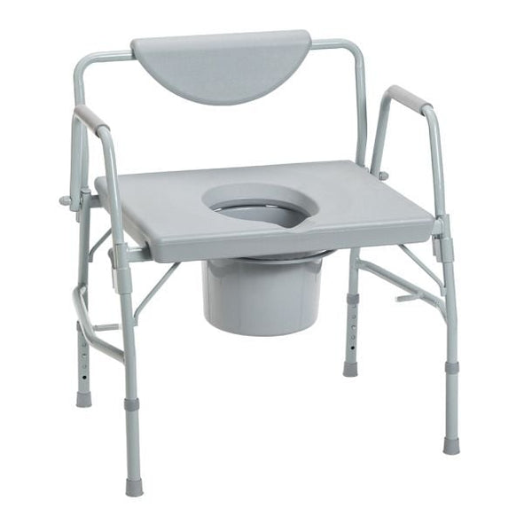 Deluxe Bariatric Drop Arm Commode, Heavy Duty - Drive