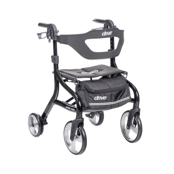 Drive Medical Nitro Sprint Rollator - User Height 4'9" to 6'2"