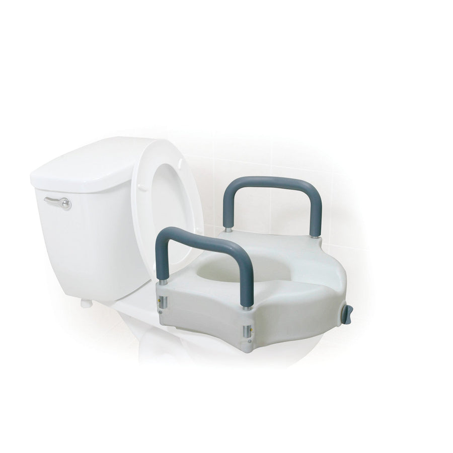 Drive Medical Two-in-One Locking Raised Toilet Seat