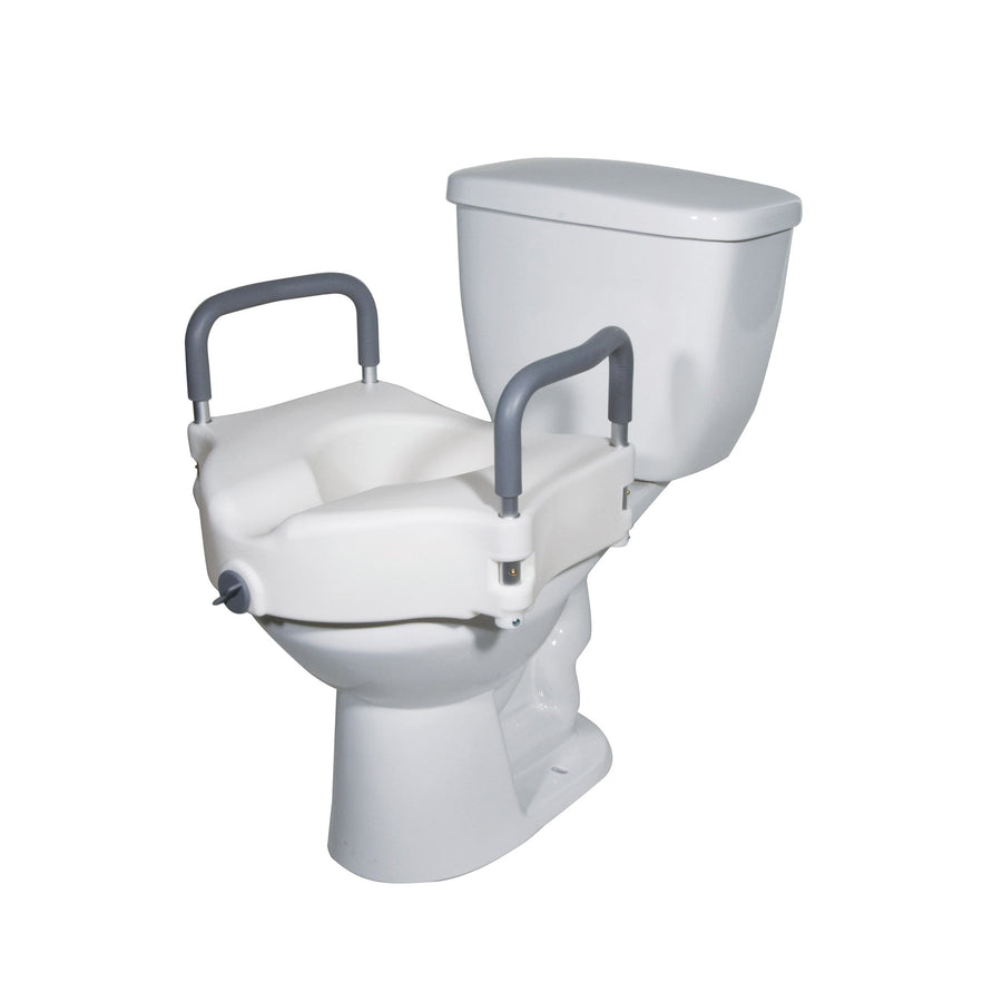 Drive Medical Two-in-One Locking Raised Toilet Seat