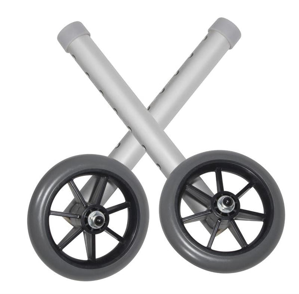 Universal 5" Walker Wheel Pair by Drive Medical