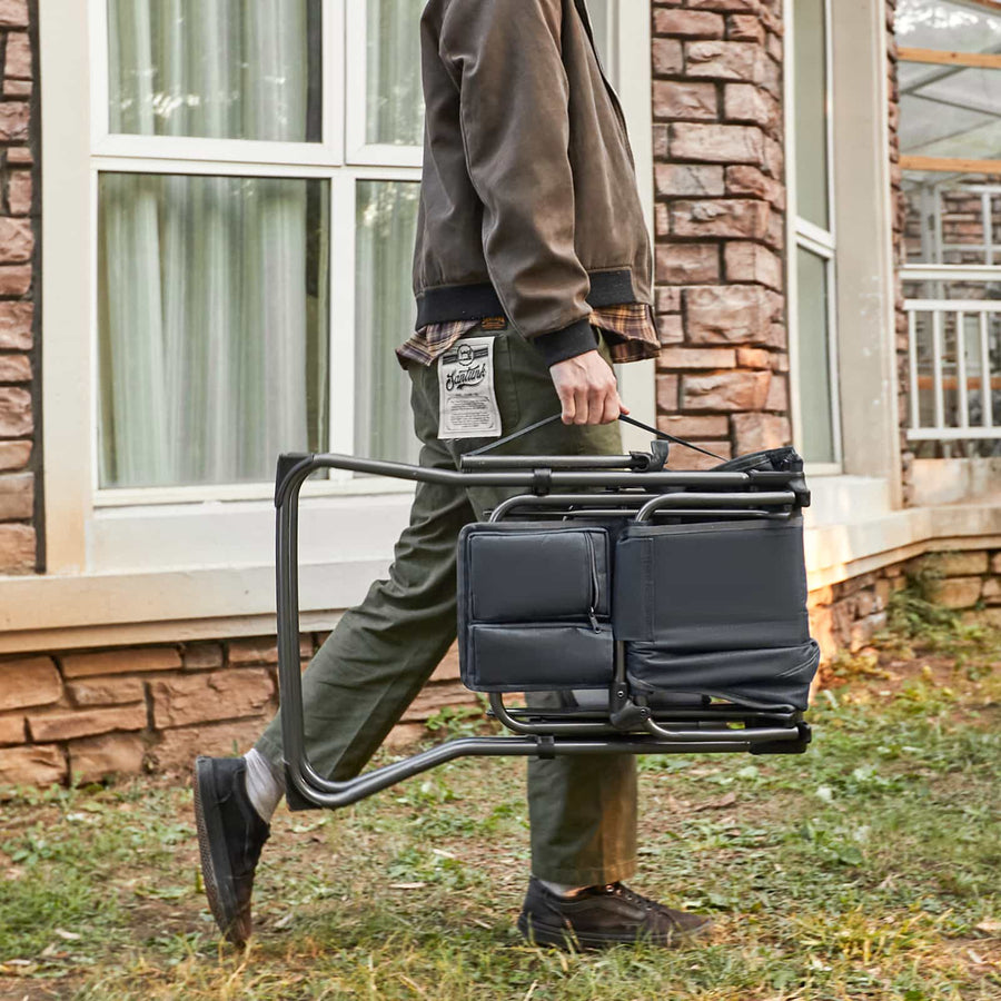 EVER ADVANCED Portable Tall Folding Camping Chair