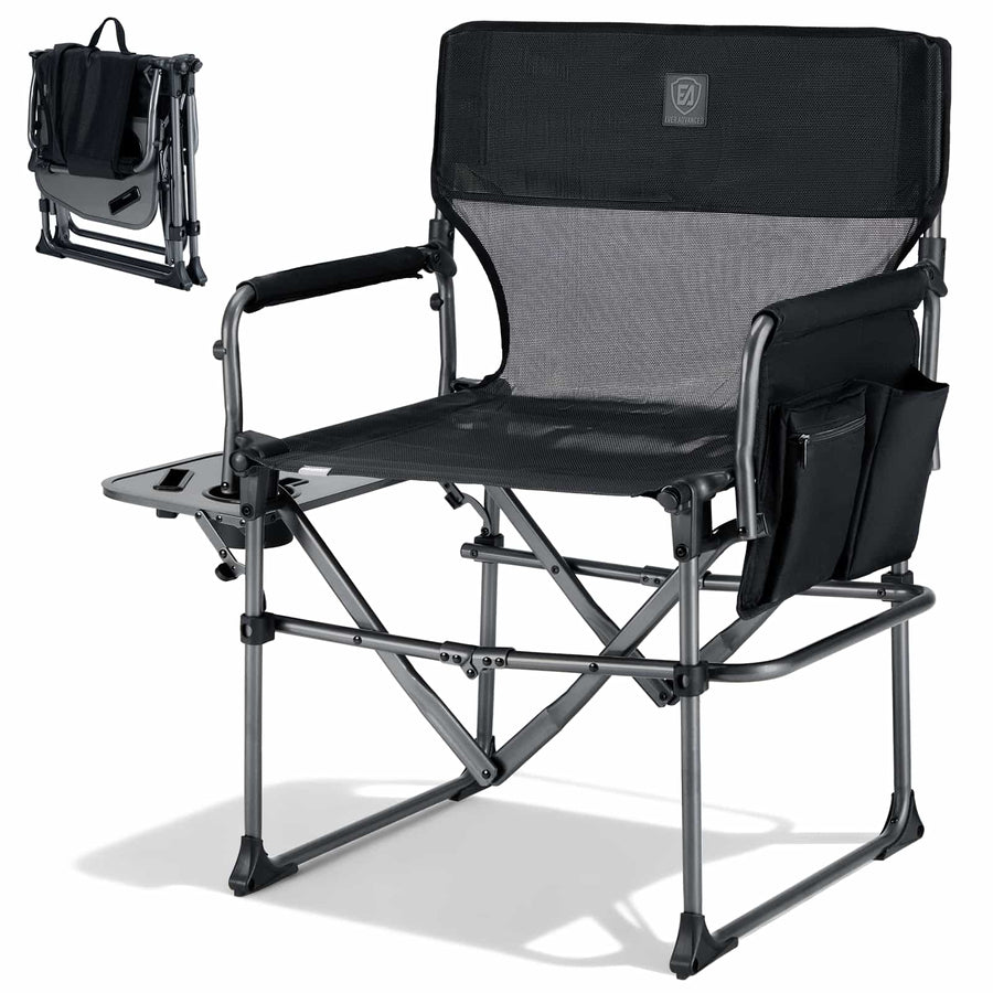 EVER ADVANCED Textilene Mesh Director Camping Chair