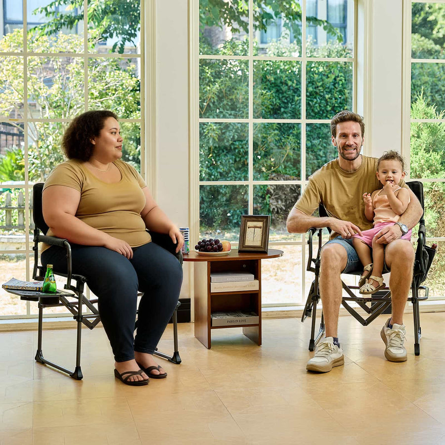 EVER ADVANCED Textilene Mesh Director Camping Chair