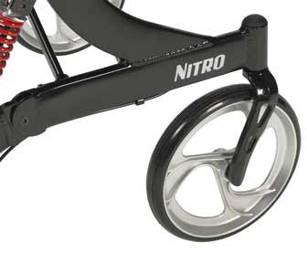 Drive Medical Nitro HD Rollator Tall - User Height