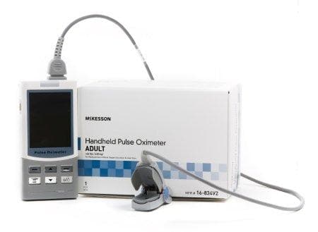 McKesson Handheld Adult Pulse Oximeter - Audible and Visible Alarm