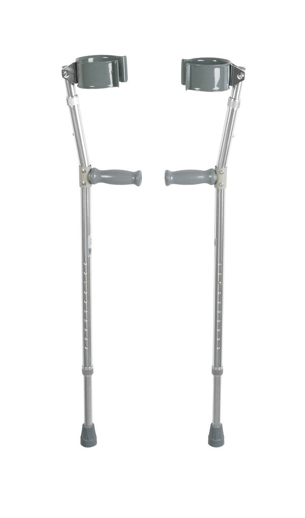 Lightweight Walking Forearm Crutches - Users 5' 0" to 6' 6" Height