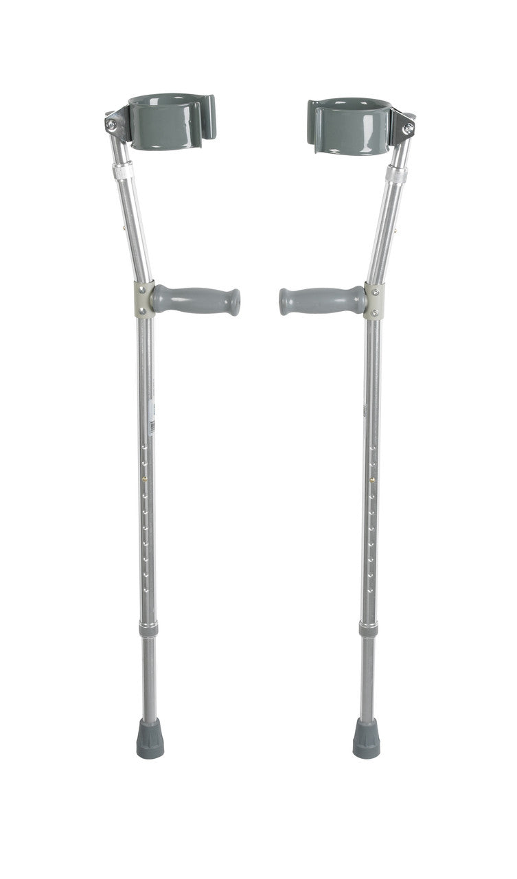 Lightweight Walking Forearm Crutches - Users 5' 0" to 6' 6" Height