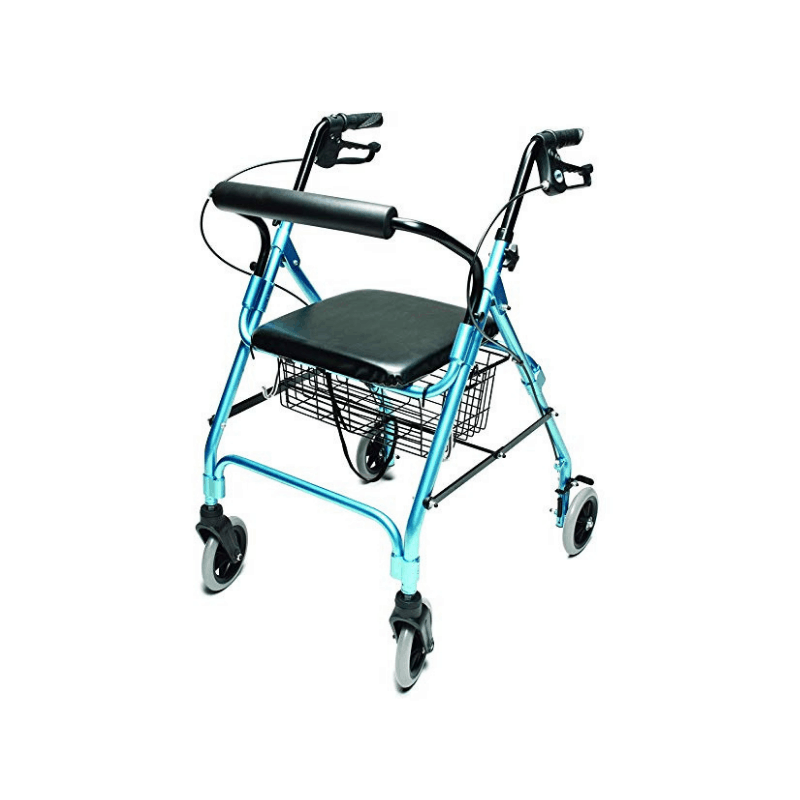 Lumex Walkabout Lite Four-Wheel Rollators - Lightweight 14.5 lbs