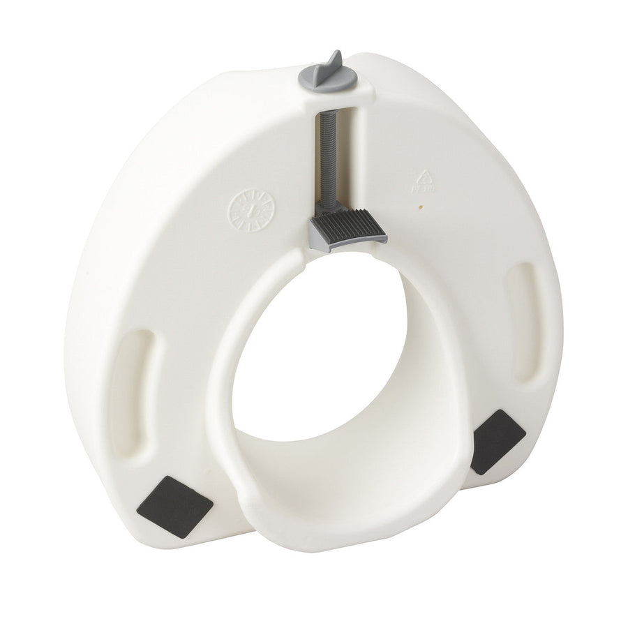 Raised Toilet Seat for Standard or Elongated Commodes - 4.5 Inch, 300 Lbs. Capacity