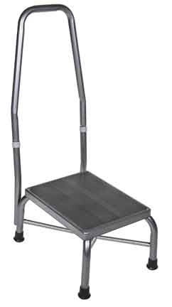 Heavy Duty Bariatric Footstool - With or Without Handrail
