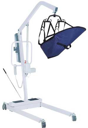 Drive Powered Patient Lift w/ Rechargeable Battery - Weight Capacity 450 lbs