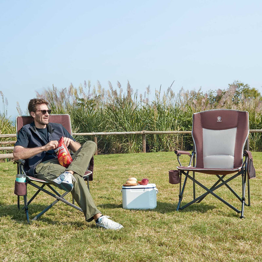 EVER ADVANCED Oversized Folding Camping Chair