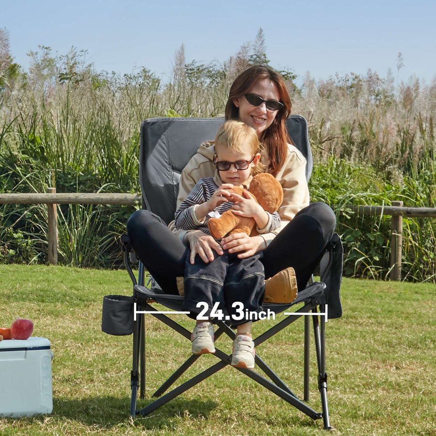 EVER ADVANCED Oversized Folding Camping Chair