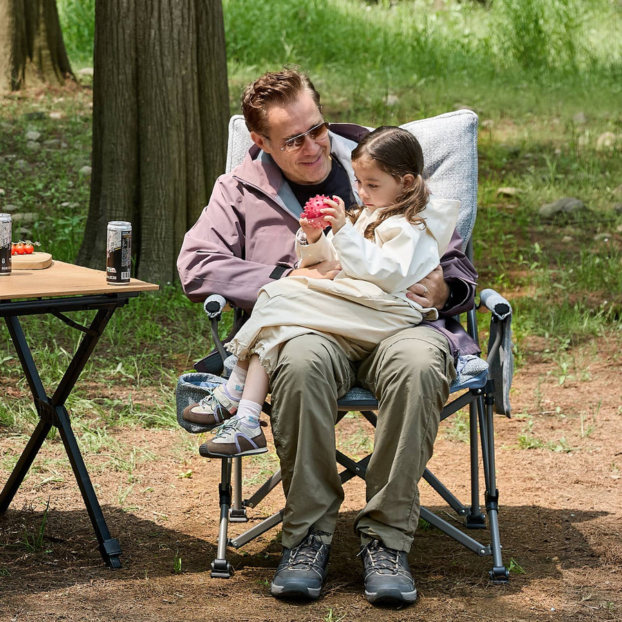 EVER ADVANCED Padded Oversized Folding Camping Chair