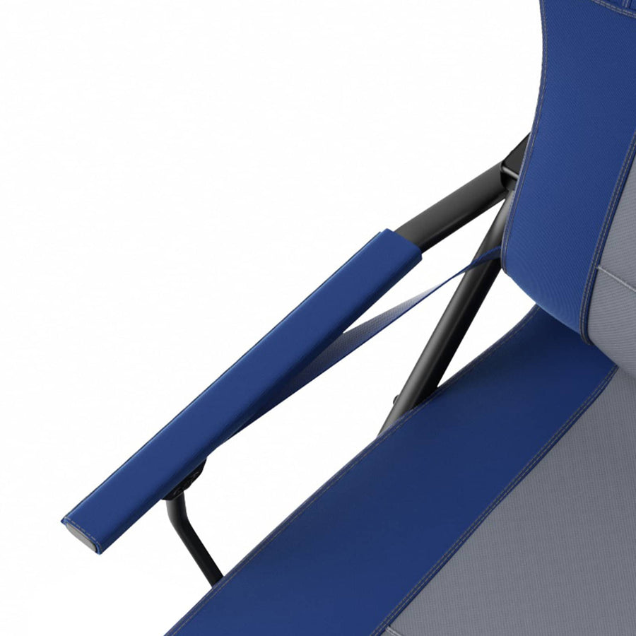 Refurbished: EVER ADVANCED Oversized Lumbar Support Folding Camping Chair