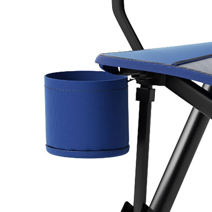 Refurbished: EVER ADVANCED Oversized Lumbar Support Folding Camping Chair