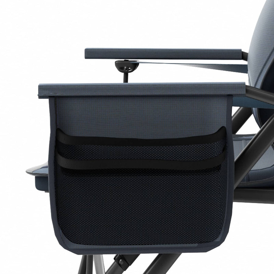 Refurbished: EVER ADVANCED Oversized Lumbar Support Folding Camping Chair