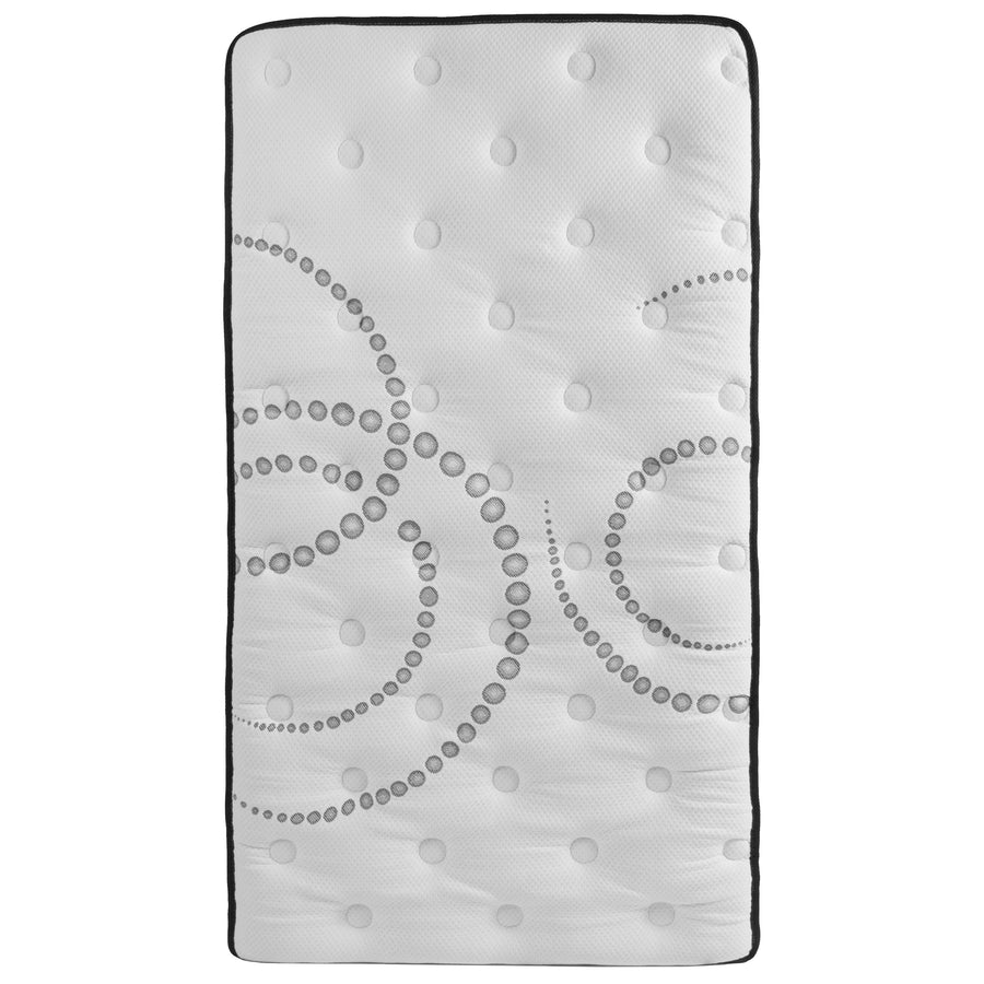 14 Inch Metal Platform Bed Frame with 10 Inch Pocket Spring Mattress in a Box (No Box Spring Required)