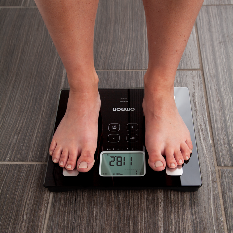 Omron Body Composition Monitor and Scale with Bluetooth Connectivity – 6 Body Metrics