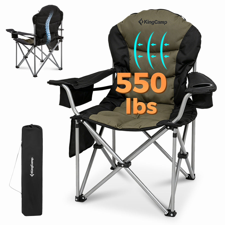 KingCamp Lumbar Support Oversized Camping Chair