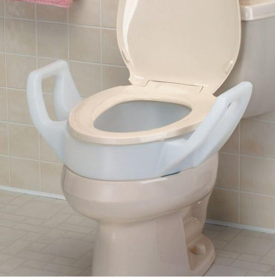 North Coast Medical Raised Toilet Seat with Arm
