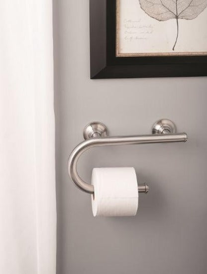 North Coast Medical NC34221-3 Moen Grab Bar with Toilet Paper Holder