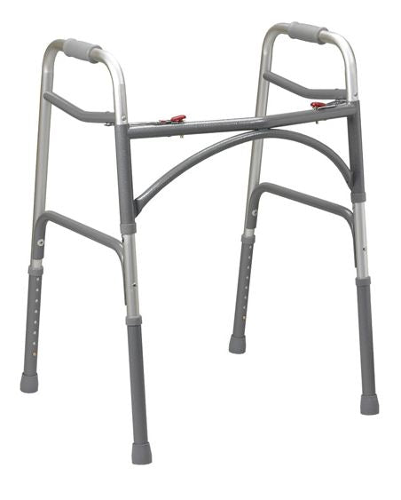 North Coast Medical NC88023 Double Button Extra Wide Adult Folding Bariatric Walker