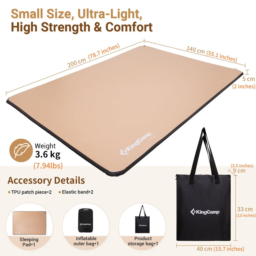 KingCamp Flexi Rest 5.0 TPU Air Sleeping Pad