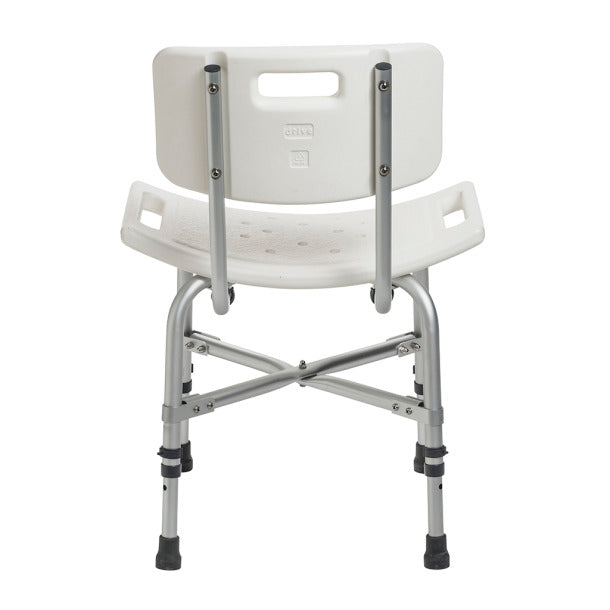 Bariatric Heavy Duty Bath Bench with Back By Drive Medical