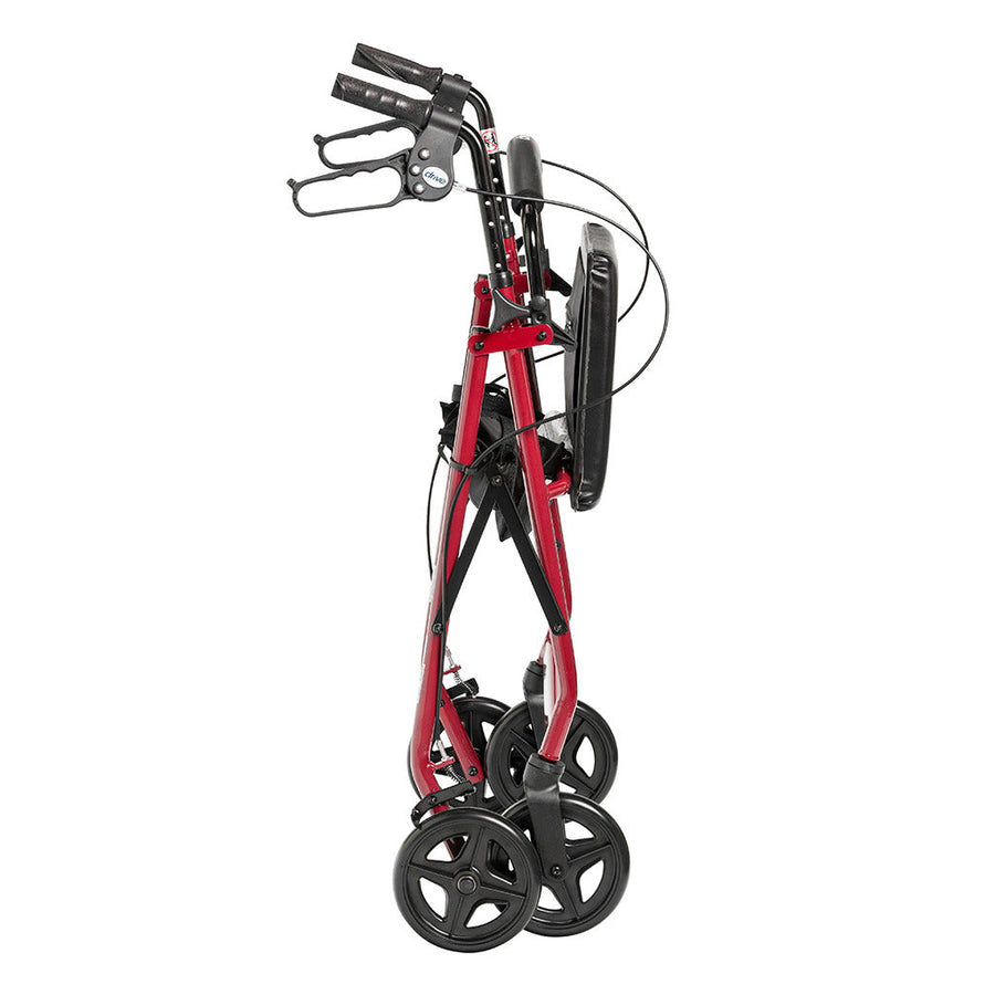 Drive Aluminum Rollator with Fold Up and Removable Back Support