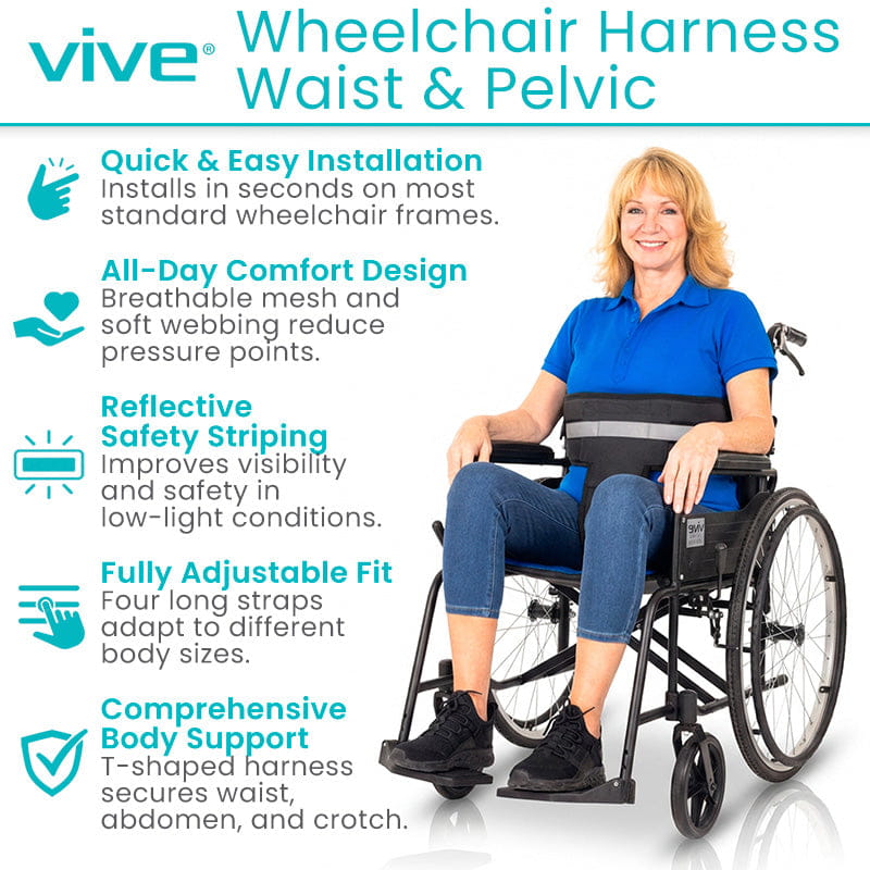 Wheelchair Harness Waist and Pelvic