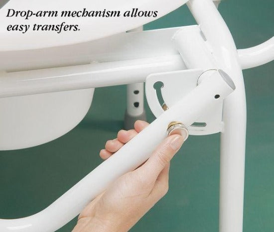 North Coast Medical NC25002 Drop Arm Commode - Extra Large