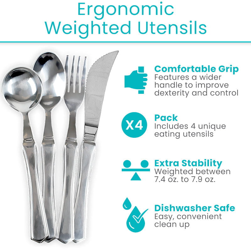 Weighted Utensil Set