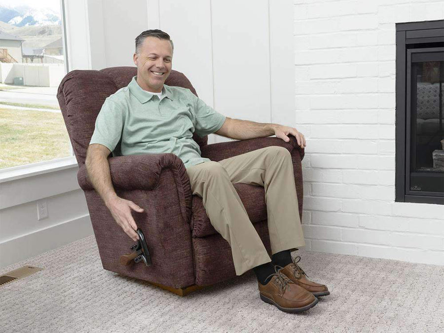 Stander Recliner Lever Extender - Ergonomic Curve Grip + Oversized Handle & Secure Fit for Easy Chair Recliner Handles