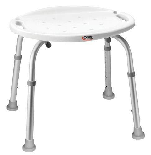 Carex Adjustable Bath and Shower Seat – Height Adjustable Shower Stool