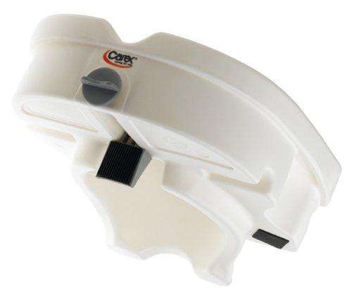 Carex E-Z Lock Raised Toilet Seat - 5 Inches Riser For Round Or Elongated Toilets