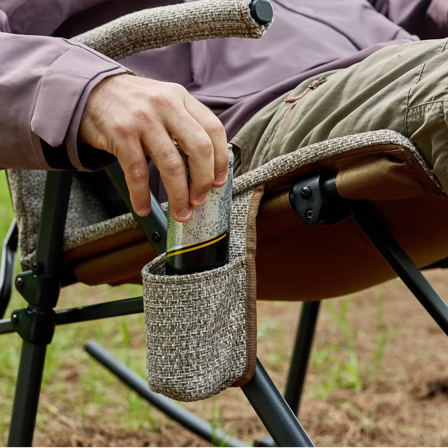 EVER ADVANCED Collapsible Patio Rocking Camping Chair