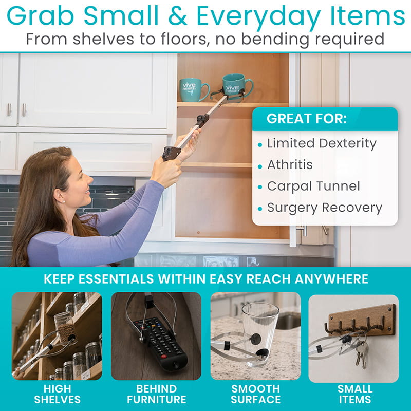 Folding Suction Cup Reacher