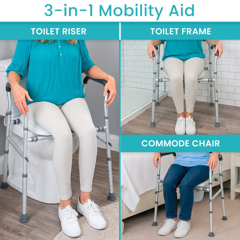 Padded 3-in-1 Commode