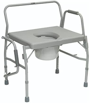 ProBasics Bariatric Drop Arm Commode - Extra Wide Seat - Open Box
