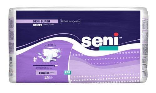 Seni Super Premium Quality Unisex Briefs - Heavy Absorbency - Case of 75