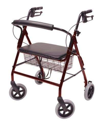 Lumex Walkabout ConTour Imperial Bariatric Rollator with 20" Seat & 8" Wheels