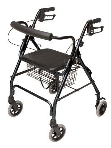 Lumex Walkabout Lite Four-Wheel Rollators - Lightweight 14.5 lbs