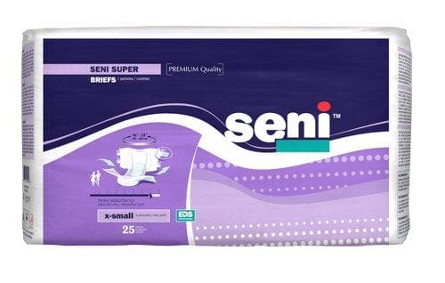 Seni Super Premium Quality Unisex Briefs - Heavy Absorbency - Case of 75