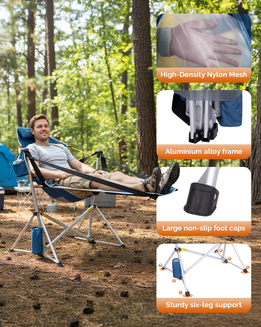KingCamp Orchid C20 Hammock Chair with Footrest