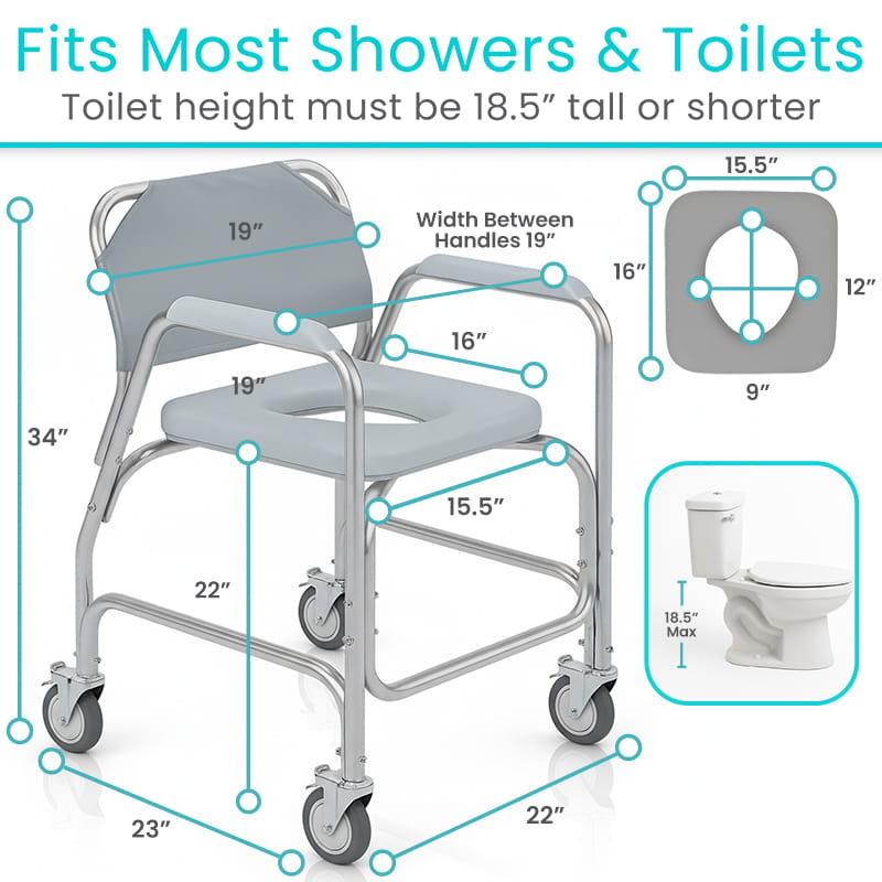 Shower Chair Toilet Riser