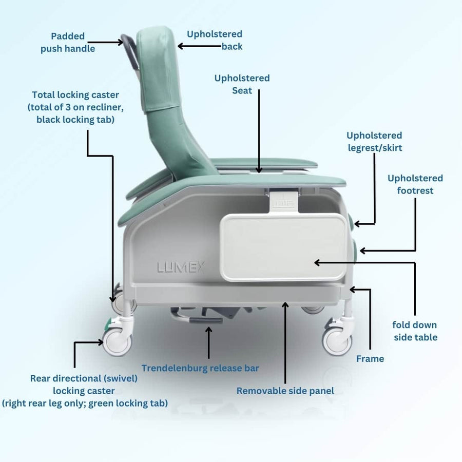 Lumex Deluxe Clinical Care Recliner