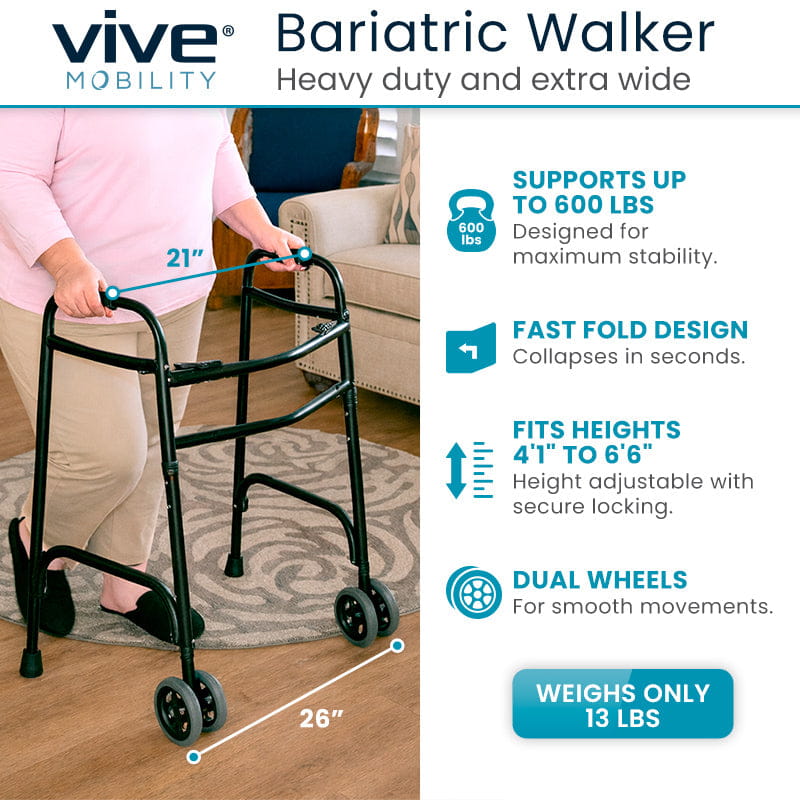 Bariatric Walker with Wheels