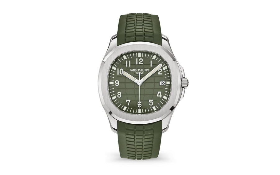 Aquanaut Jumbo Date, Sweep Seconds, 18k White Gold, 42,2 mm, Ref# 5168G-010